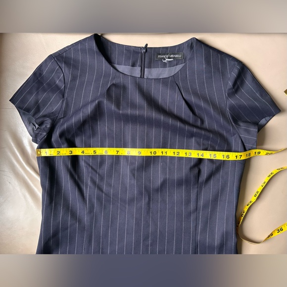 FRANCO MIRABELLI pinstriped sheath dress - Picture 3 of 10